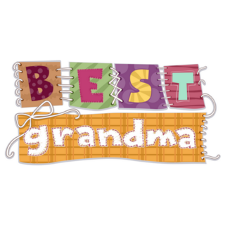 Illustration Of Patches Worlds Best Grandma Sticker