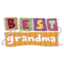 Illustration Of Patches Worlds Best Grandma Sticker