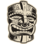 Illustration Of Polynesian Tiki Mask Sticker