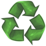 Illustration Of Recycle Symbol Drawn Sticker
