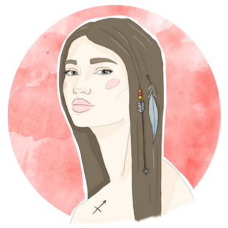 Illustration Of Sagittarius Tattoo Zodiac Sticker