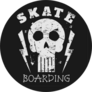 Illustration Of Skateboarding Sticker