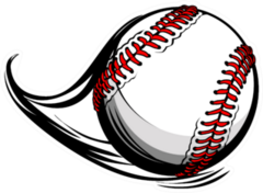 Illustration Of Softball Or Baseball With Movement Motion Sticker