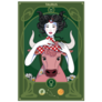 Illustration Of Taurus Zodiac Woman Sticker