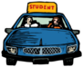 Illustration Of Teen Girl Student Driver Sticker