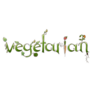 Illustration Of Vegetarian Lettering Sticker