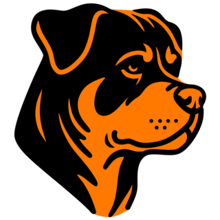 Illustration Rottweiler Sticker