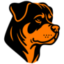 Illustration Rottweiler Sticker
