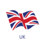 Illustration Waving Flag Of United Kingdom Sticker