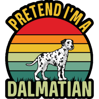 Im A Dalmatian Sticker