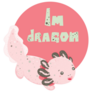 Im Dragon Axolotl Sticker