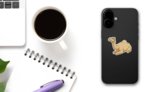 Image Of A Camel Isolated Sticker on a Phone (New) example