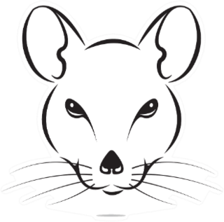 Image The Rat Head Sticker