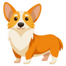 Imagine A Cute Corgi Sticker