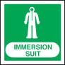 Immersion Suit Sign Sticker