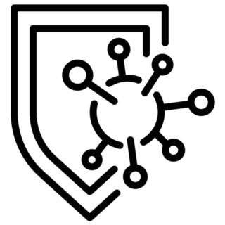 Immune Shield Protection Icon Transfer Sticker