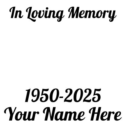 In Loving Memory Rectangle Sticker