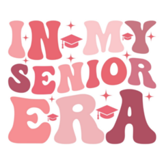 In My Senior Era Groovy Grad Sticker