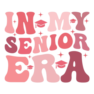 In My Senior Era Groovy Grad Sticker