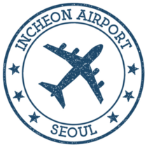 Incheon Airport Seoul Sticker