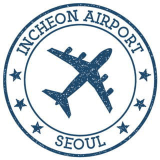 Incheon Airport Seoul Sticker