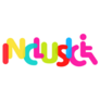 Inclusion Wheelchair Typography Sticker