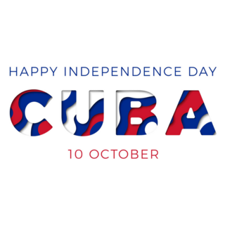 Independence Cuba Banner Sticker