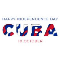 Independence Cuba Banner Sticker