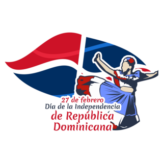 Independence Dominican Republic Sticker