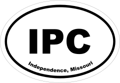 Independence, Missouri Oval Stickers