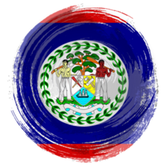 Independence Painted Belize Sticker
