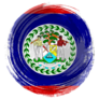 Independence Painted Belize Sticker