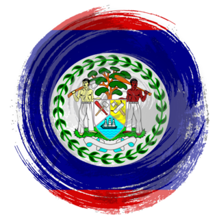 Independence Painted Belize Sticker