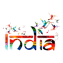 India Inspirational Inscription Sticker
