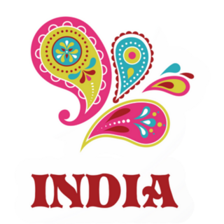 India - Mandala, Oriental Pattern Sticker