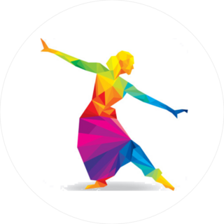 Indian Classical Dancer Sticker