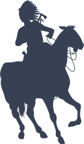 Indian Riding Horse Sticker