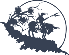 Indian With Spear On A Horse Sticker