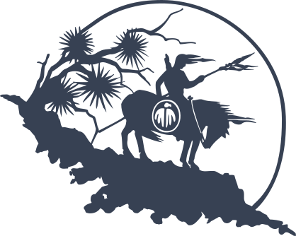 Indian With Spear On A Horse Sticker