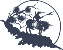 Indian With Spear On A Horse Sticker