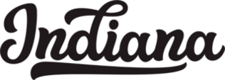 Indiana Calligraphy Sticker