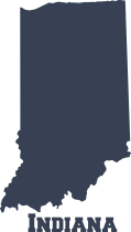 Indiana State Sticker