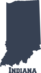 Indiana State Sticker