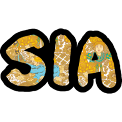 Indonesia Hand Made Sia Lettering Sticker