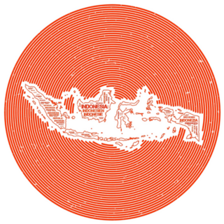 Indonesia Round Logo Sticker