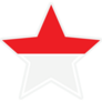 Indonesia Star Flag Sticker
