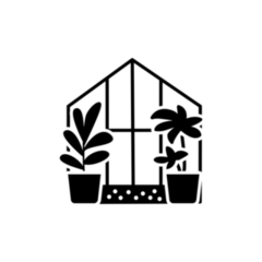 Indoor Plants in Sunroom Transfer Sticker