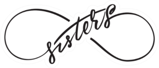 Infinity Love Sisters Symbol Sticker