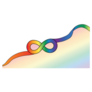 Infinity Rainbow Autism Pride Sticker