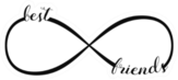 Infinity Sign Best Friends Icon Sticker